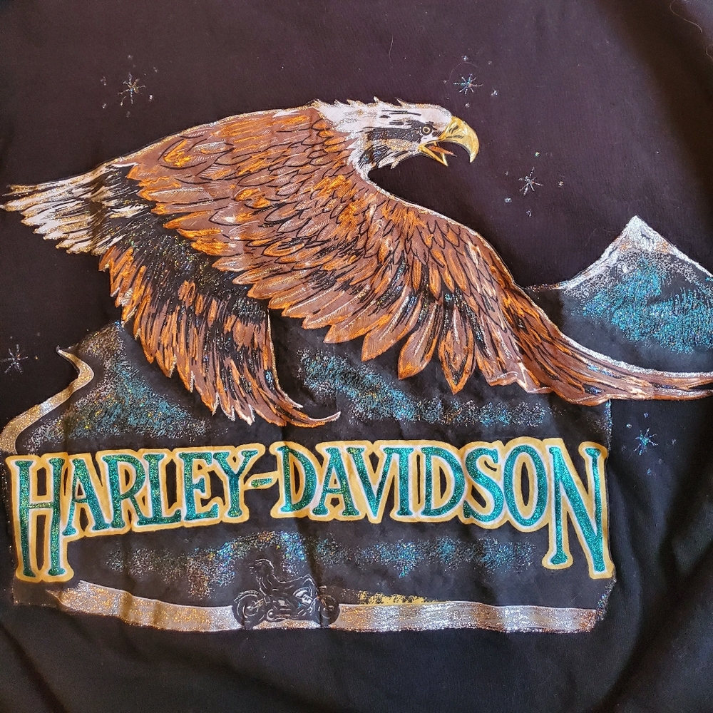 Handmade Harley Davidson sweatshirt